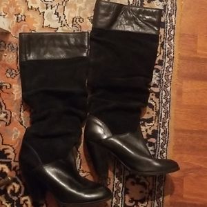 Zodiac Vintage Tall Suede Leather Boots
